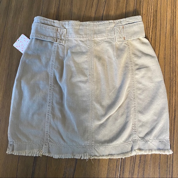 FLASH SALE! Free People high rise utility denim skirt - Picture 2 of 8